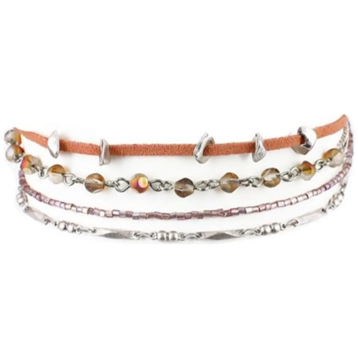 NASZYJNIK CHOKER BOHO N523