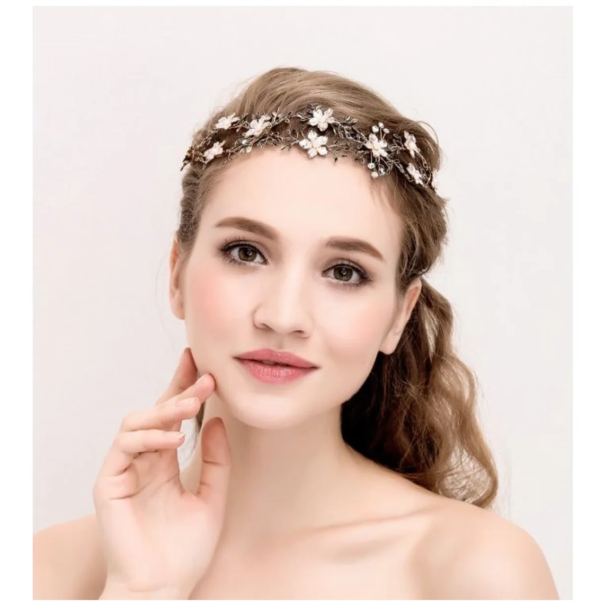 Ślubna opaska do włosów DAISY