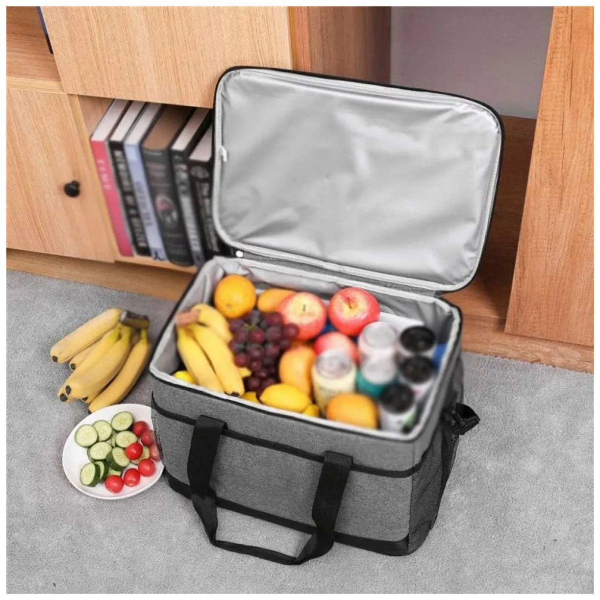 Torba termiczna campingowa plażowa biwakowa 16L piknik KP02 - obrazek 6