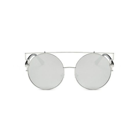 OKULARY LUSTRZANE OVER&OVER - SREBRNE OK83WZ4