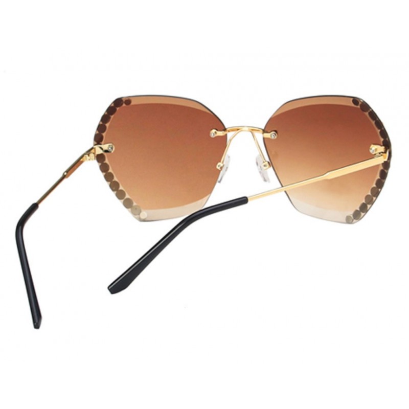 Okulary przeciwsłoneczne z kryształkami COFFE OK212WZ1 - obrazek 2