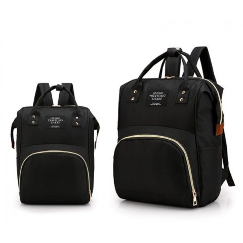 Torba, organizer, plecak dla mamy Czarny PLM10CZ