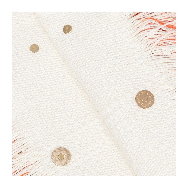 TORBA PLAŻOWA wakacyjna BOHO z frędzlami różowa ombre, na zakupy TP14R - obrazek 5