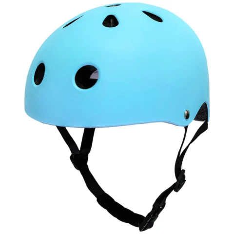 Kask rowerowy dla dziecka Trike Fix dziecięcy regulowany LED M 55-58cm niebieski