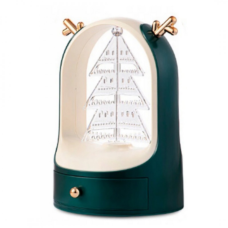 Ekspozytor na biżuterię zielony w świątecznym wydaniu E28ZIE - obrazek 2