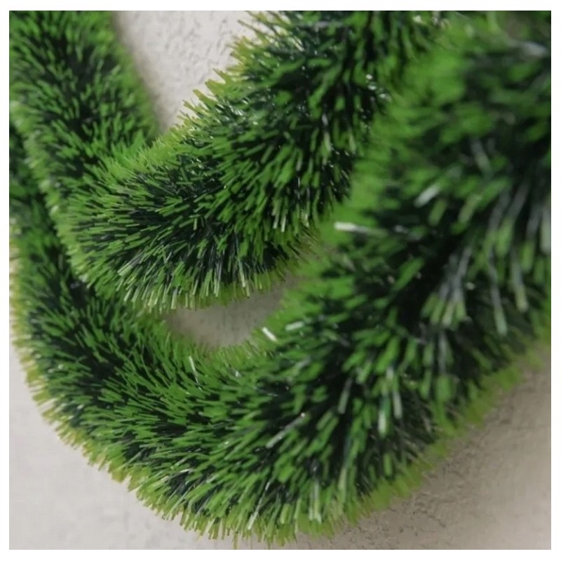 ŁAŃCUCH CHOINKOWY zielony 6m GIRLANDA ŚWIĄTECZNA NA CHOINKĘ XXL gruby 13cm WOZ30 - obrazek 2