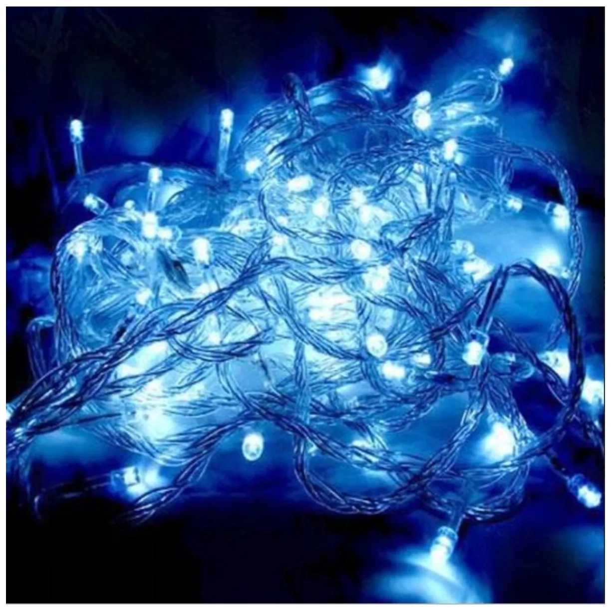 Światełka lampki wewnętrzne/zewnętrzne 200 LED Niebieskie - obrazek 4