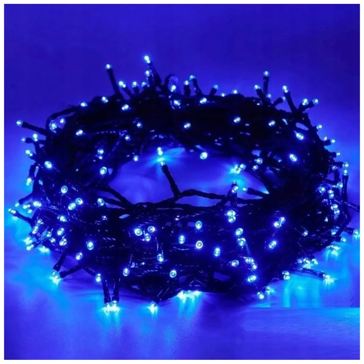 Światełka lampki wewnętrzne/zewnętrzne 200 LED Niebieskie - obrazek 6