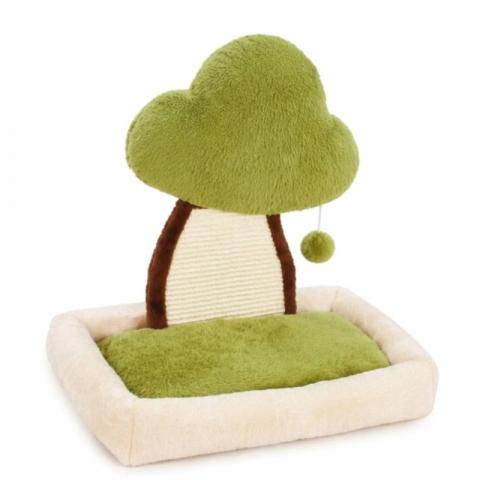 Pluszowe legowisko dla kota palma 52 x 48 x 34cm KOT36
