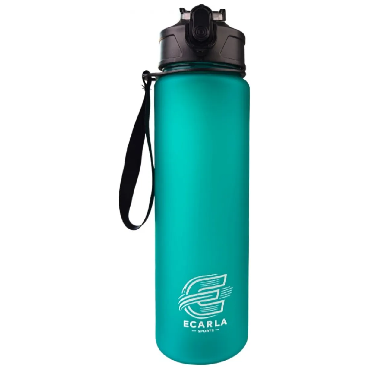 Butelka na wodę, sportowy bidon matowy 750ML turkus ECARLA SPORTS BD50 - obrazek 2