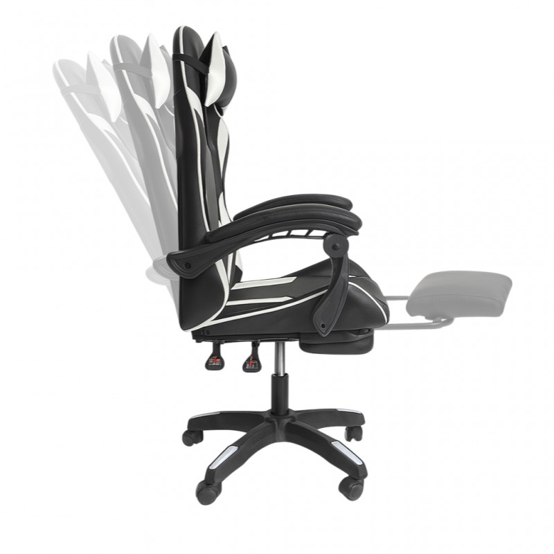 Fotel gamingowy obrotowy z podnóżkiem STRIKER ONE - KO31B - obrazek 4