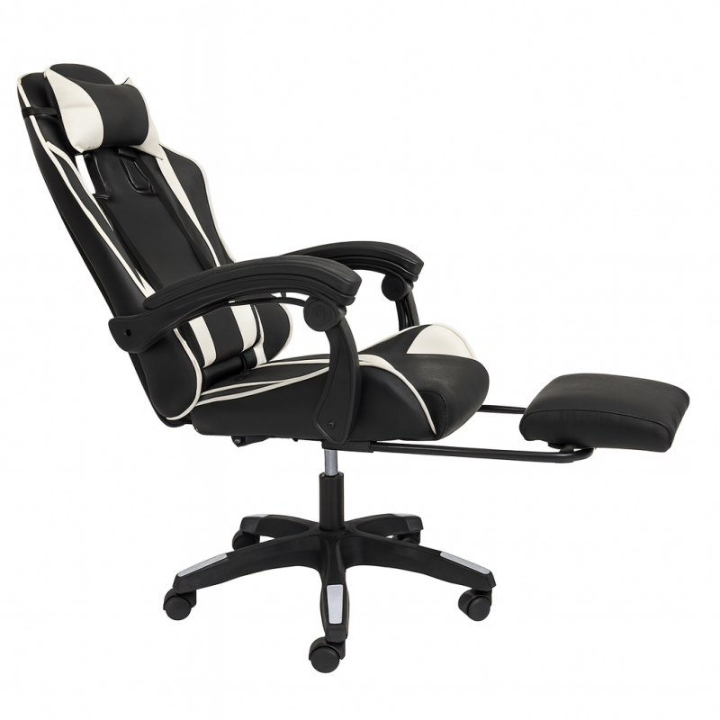Fotel gamingowy obrotowy z podnóżkiem STRIKER ONE - KO31B - obrazek 7