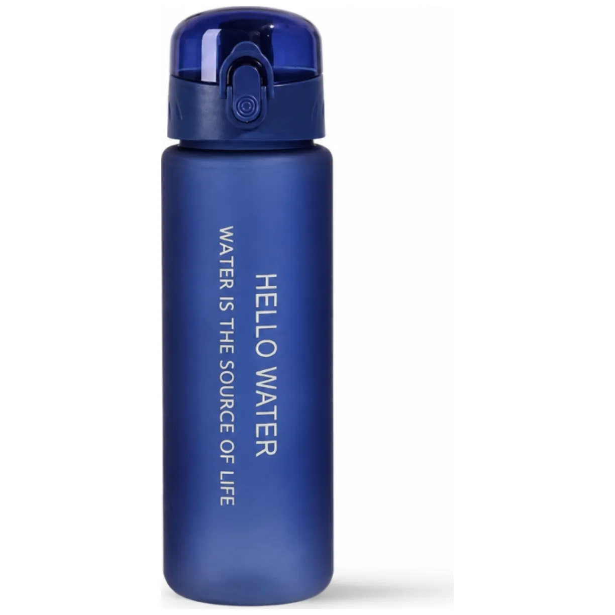 Bidon sportowy 600 ml niebieski z blokadą - butelka na wodę BPA free - obrazek 6