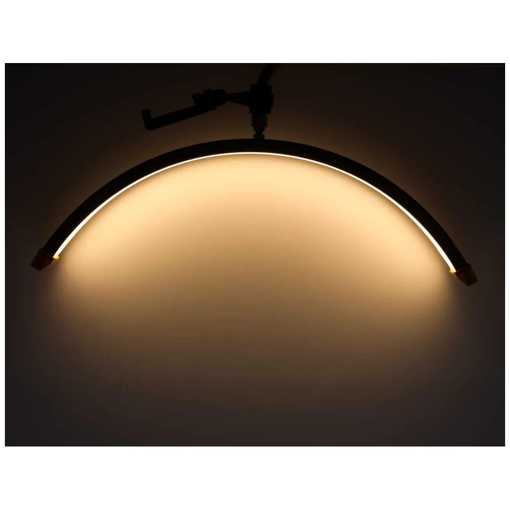 Lampa do przedłużania rzęs LED 36W regulowana kosmetyczna bezcieniowa łuk złota - obrazek 12