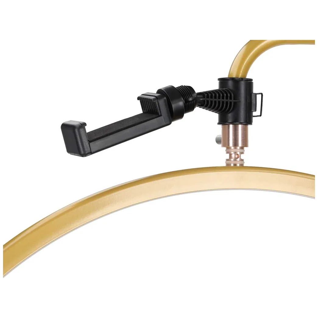 Lampa do przedłużania rzęs LED 36W regulowana kosmetyczna bezcieniowa łuk złota - obrazek 6