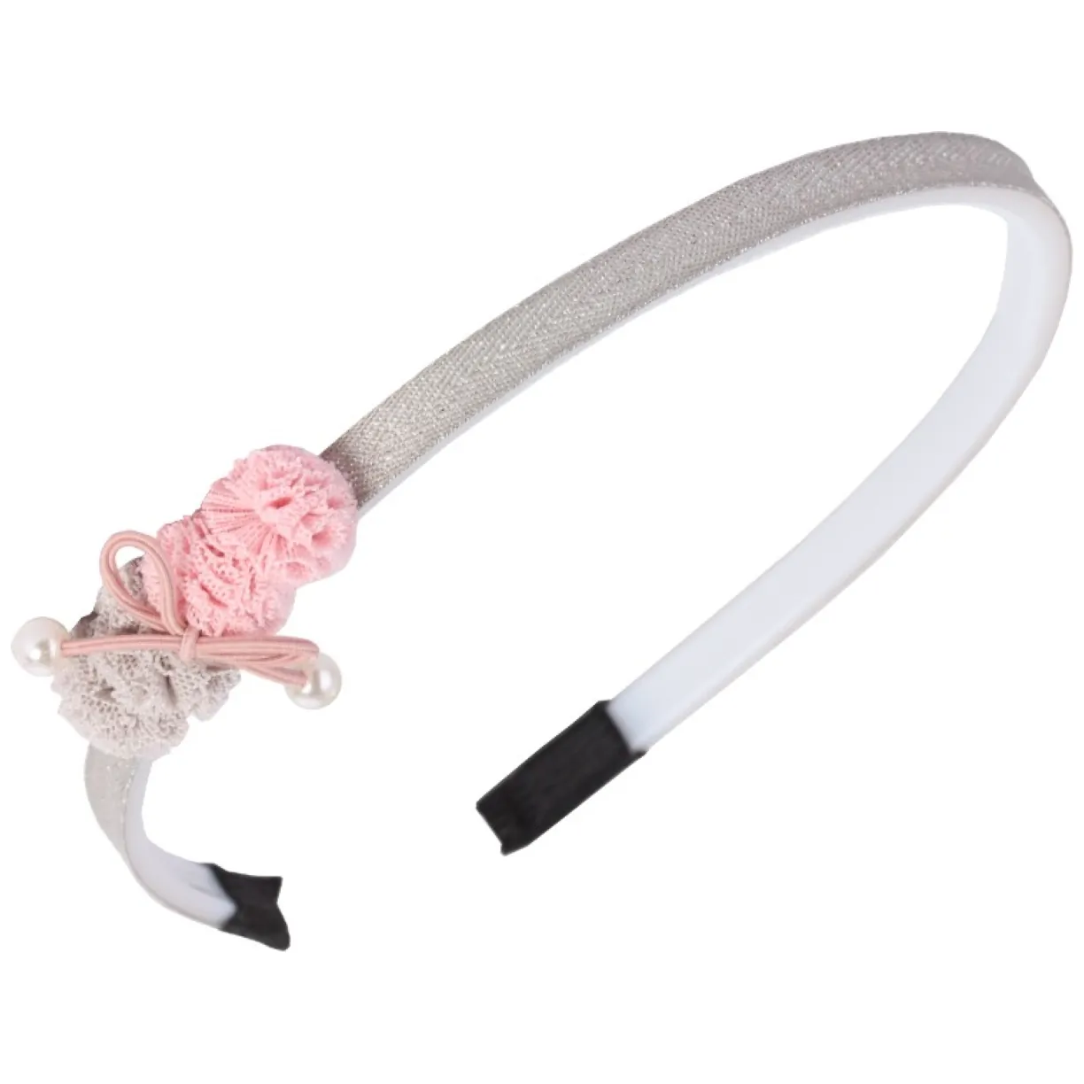 Opaska zdobiona dziecięca 1,5cm O465