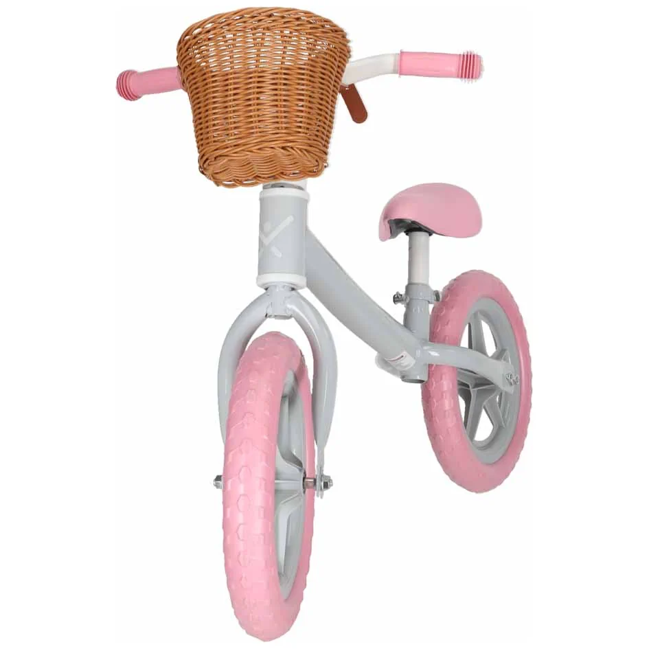 Rowerek biegowy Trike Fix Balance z koszykiem różowy - obrazek 6