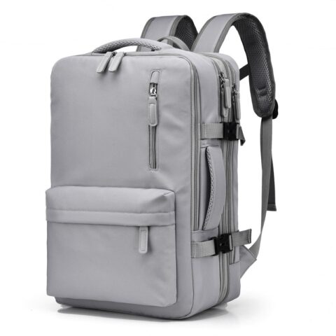 Plecak podróżny, kabinowy do samolotu, wodoodporny z USB, 44x30x16/26cm PL176