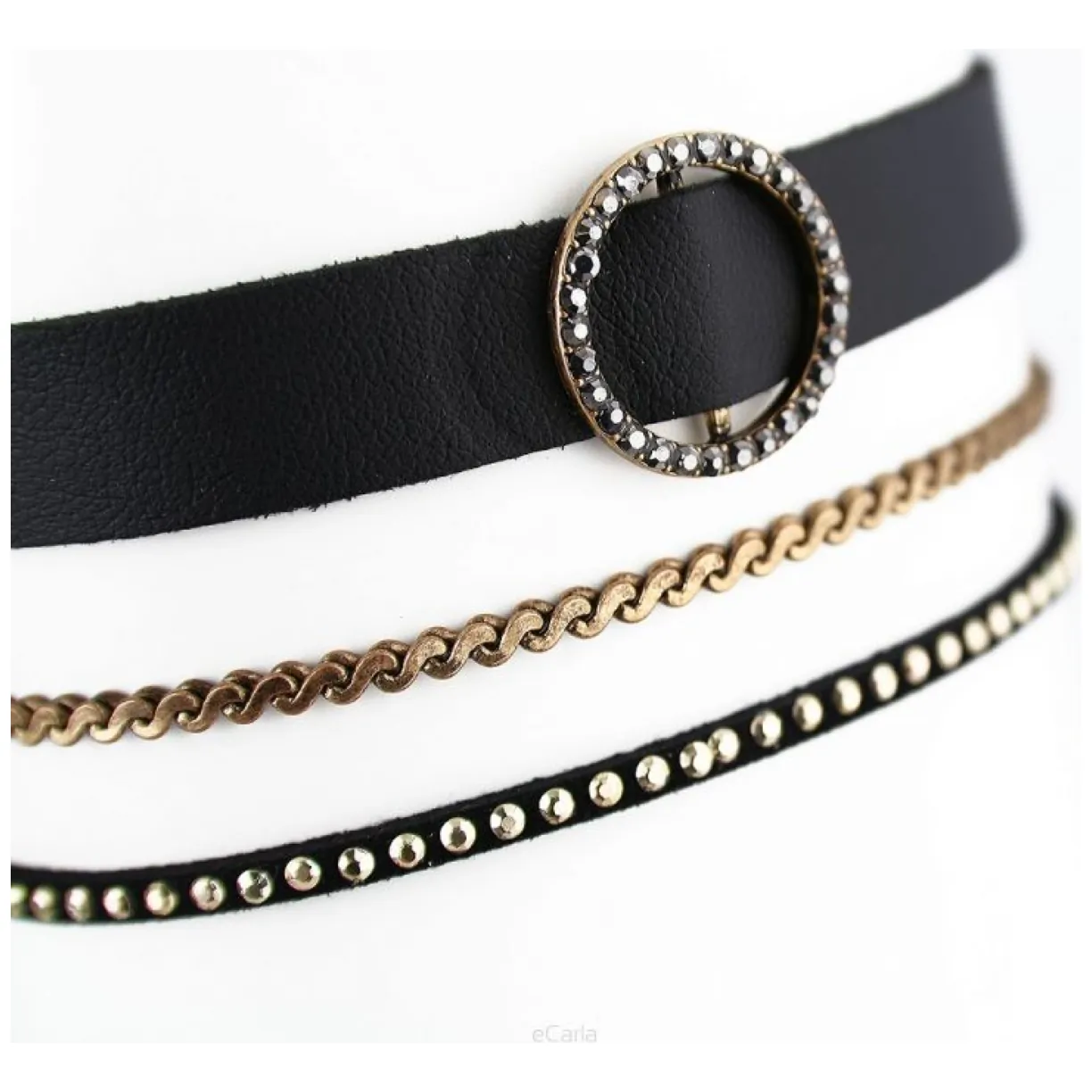 NASZYJNIK CHOKER ROCK CHAIN N486 - obrazek 3