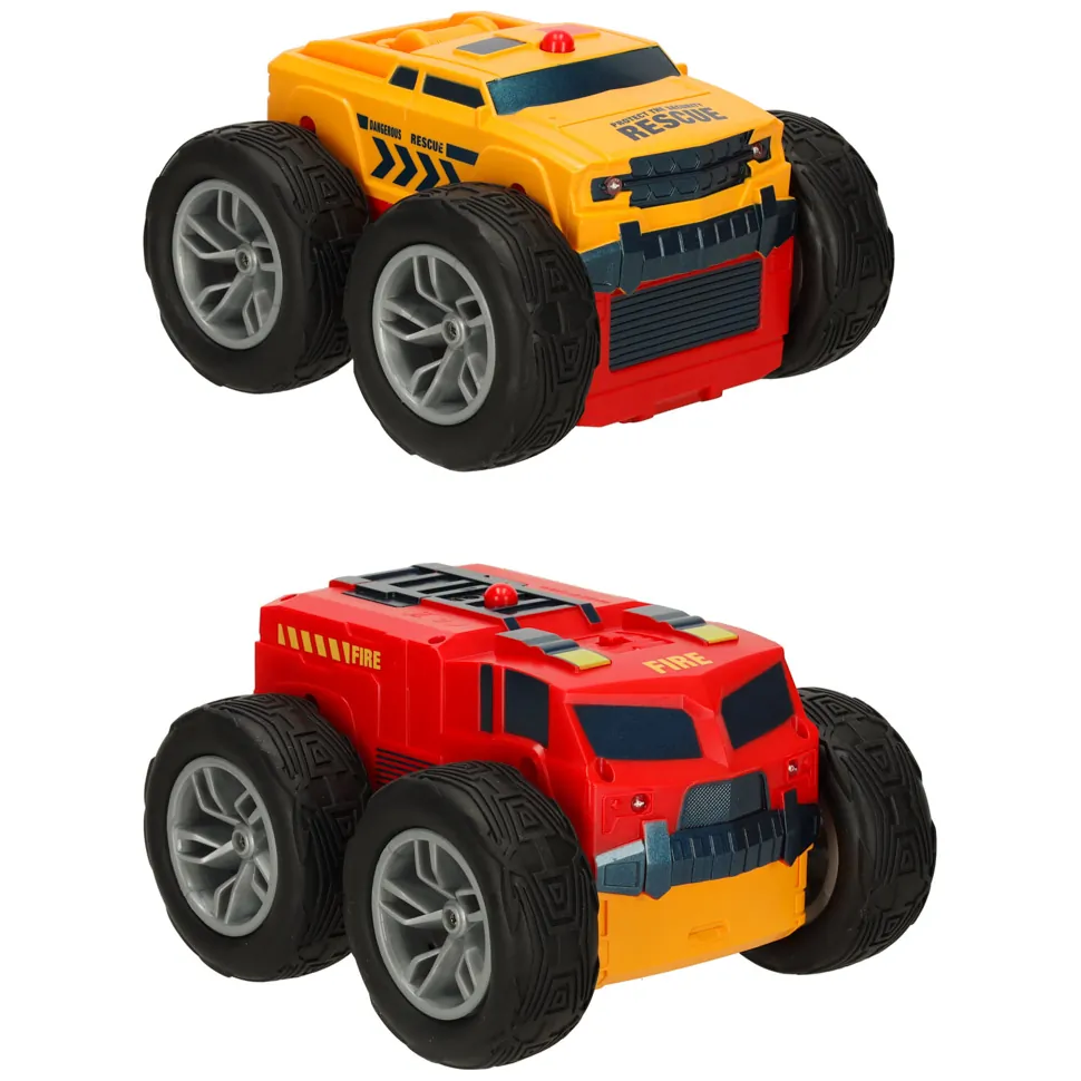Samochód zdalnie sterowany mega transformacja 360 strażacki ratunkowy 4WD - obrazek 9