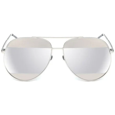 OKULARY LUSTRZANE AVIATORY - SREBRNE OK88WZ3