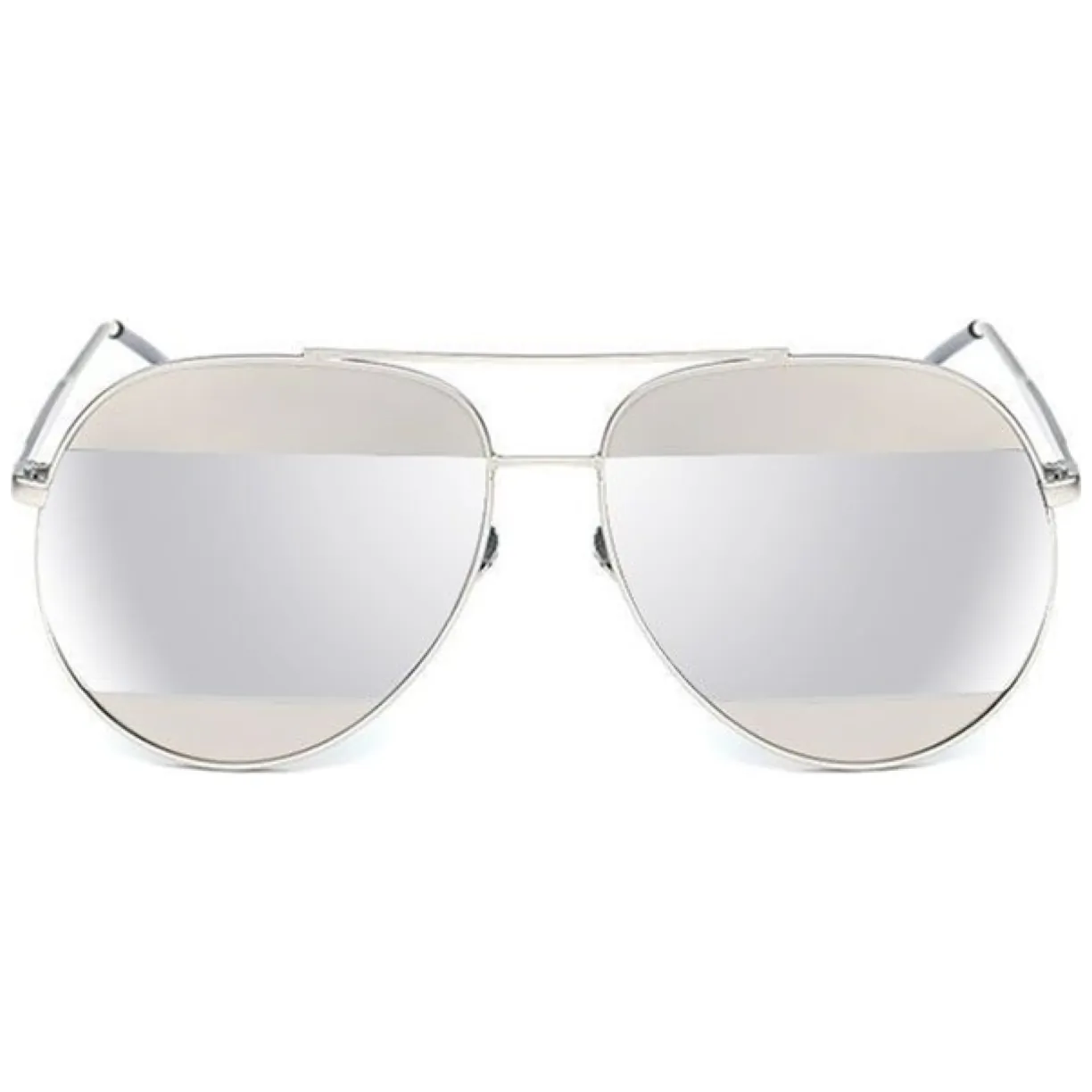OKULARY LUSTRZANE AVIATORY - SREBRNE OK88WZ3