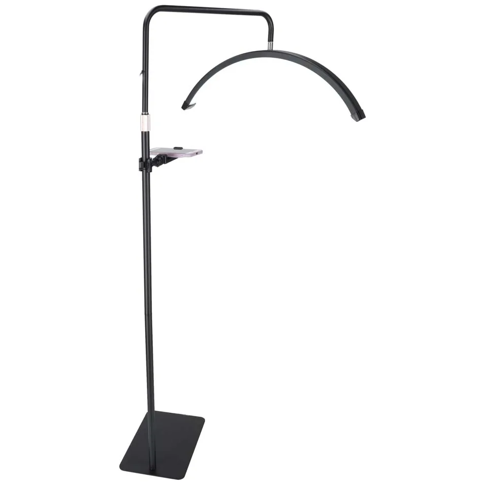 Lampa do przedłużania rzęs LED 36W regulowana kosmetyczna bezcieniowa łuk czarna - obrazek 6