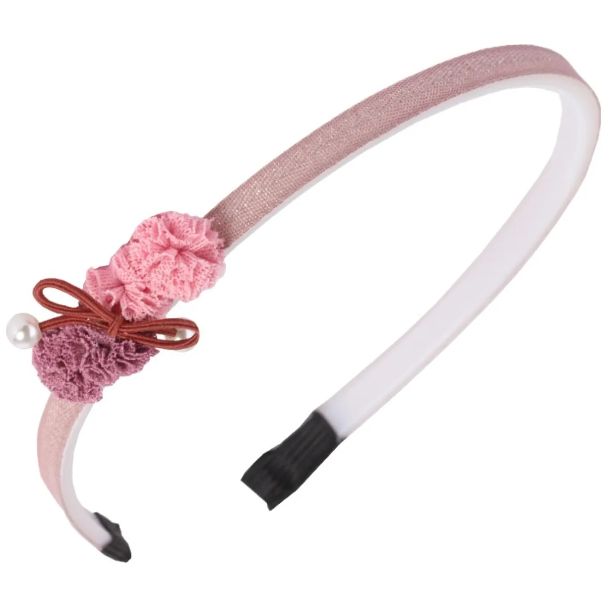 Opaska zdobiona dziecięca 1,5cm O466