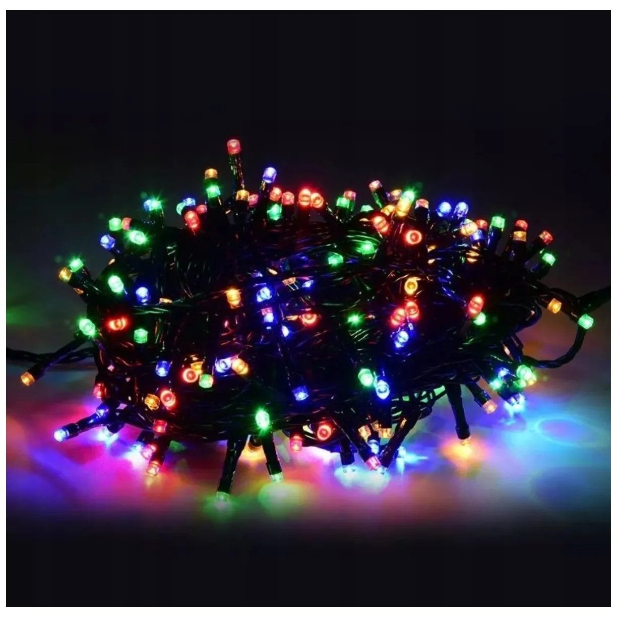 Światełka lampki wewnętrzne/zewnętrzne 100 LED Multikolor - obrazek 4