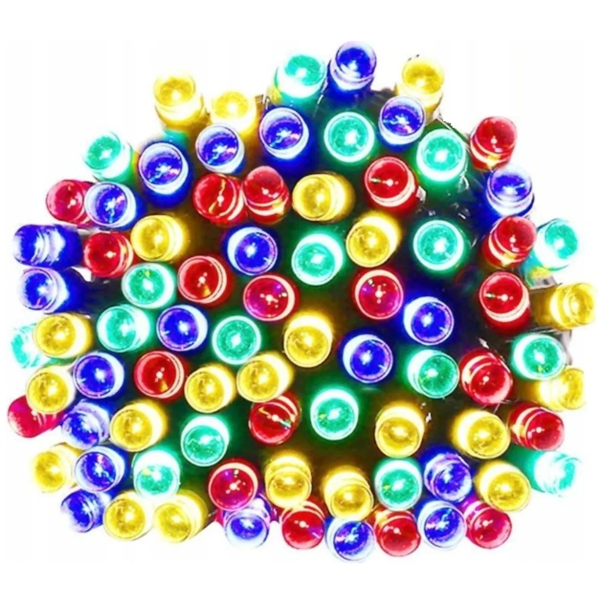 Światełka lampki wewnętrzne/zewnętrzne 100 LED Multikolor - obrazek 6