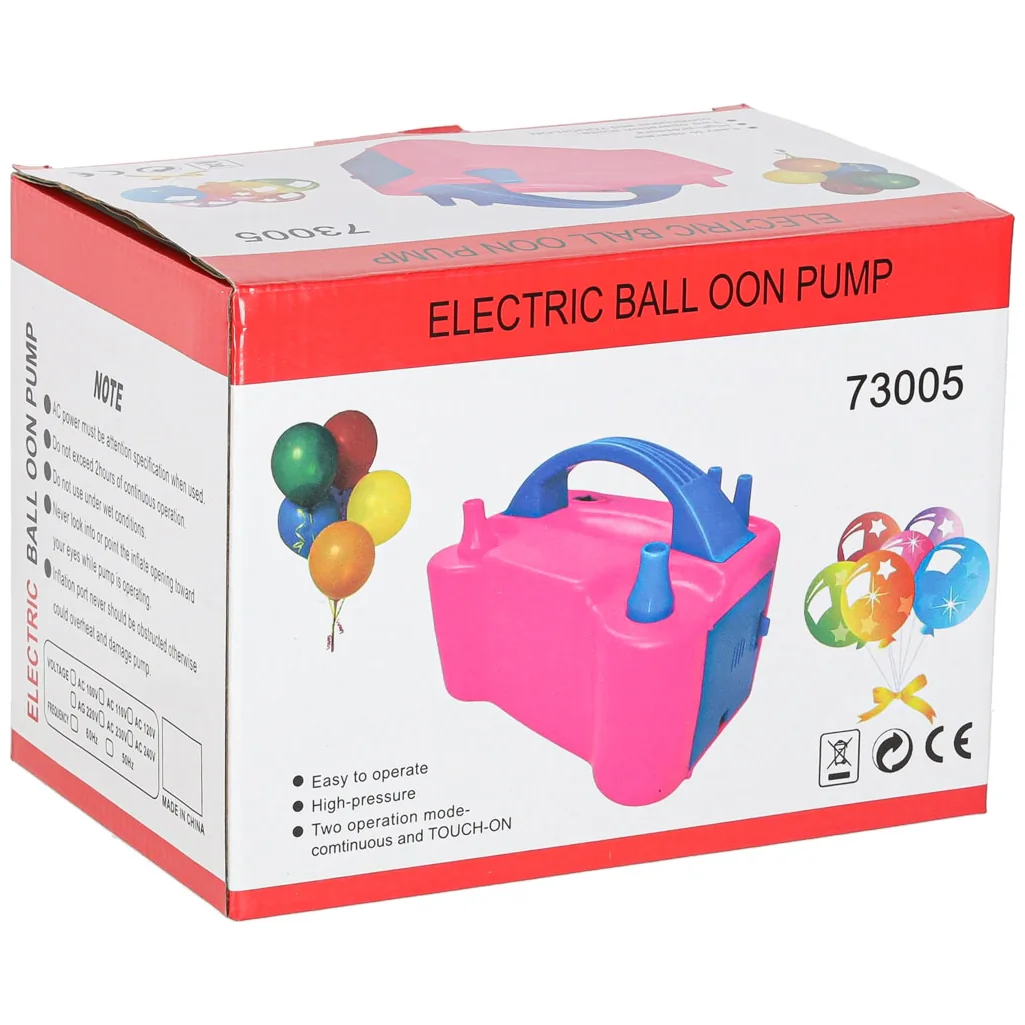 Pompka do balonów elektryczna mocna na 2 balony 2 dysze pompujące - obrazek 10