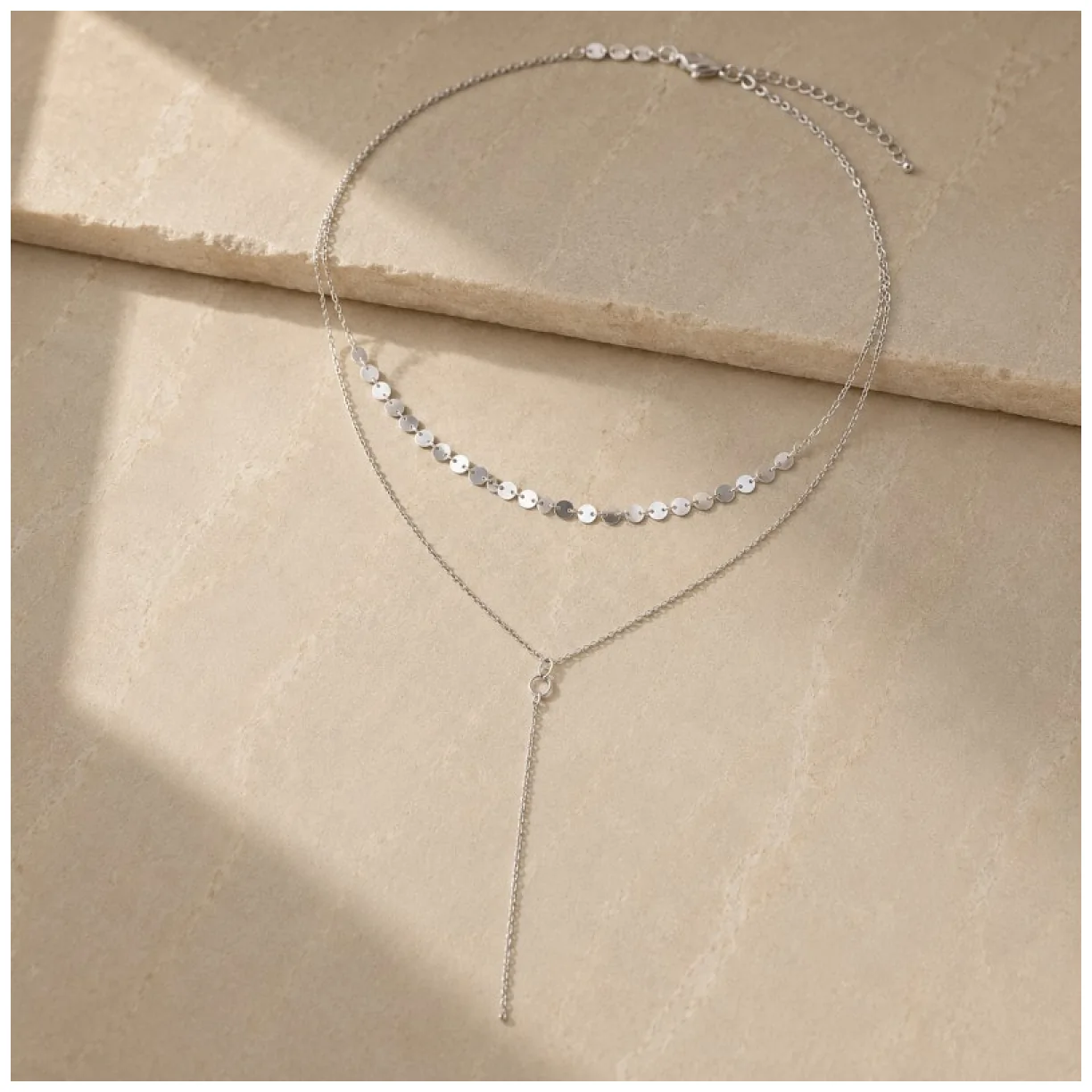 NASZYJNIK CHOKER wpadający Z DIAMENCIKIEM - obrazek 3