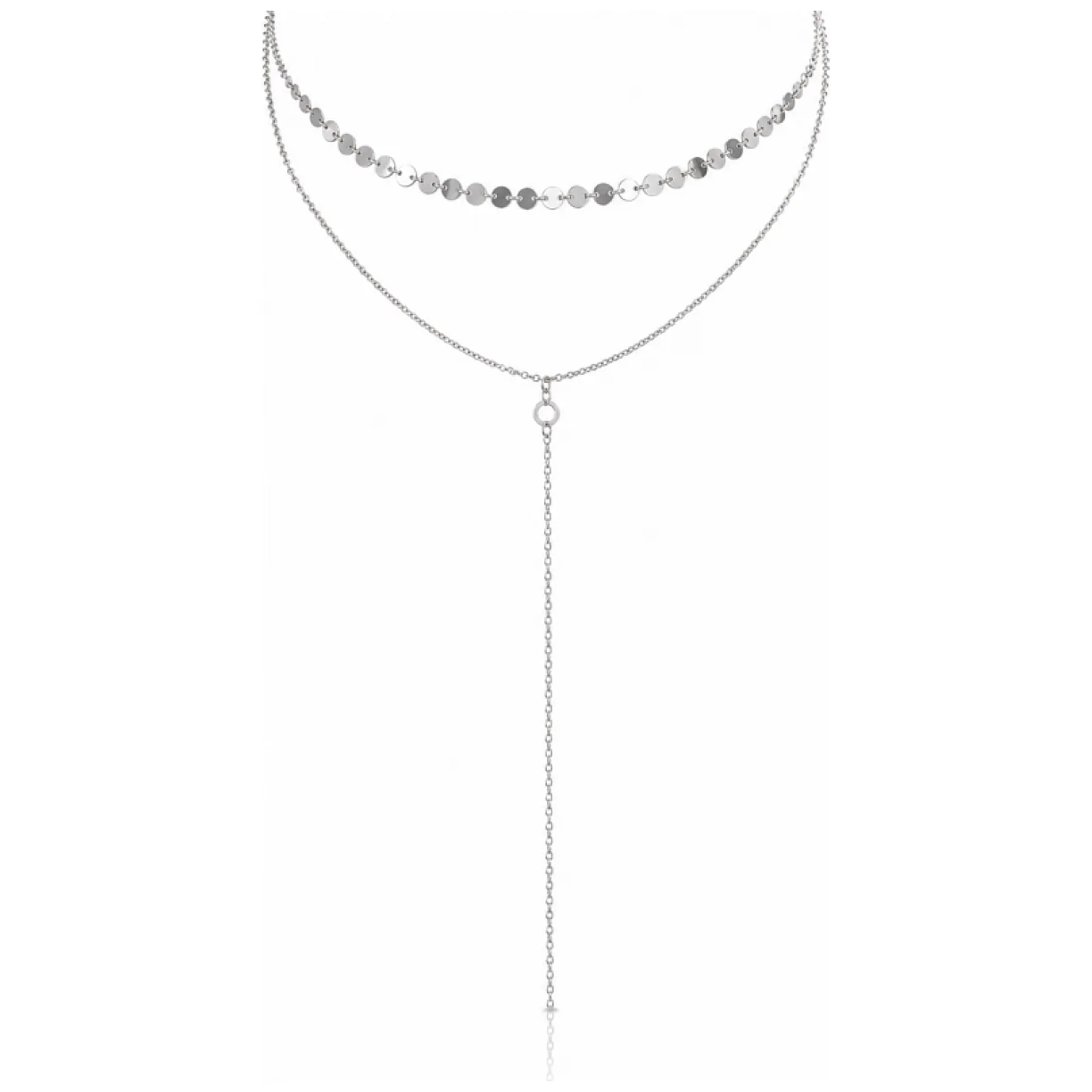 NASZYJNIK CHOKER wpadający Z DIAMENCIKIEM