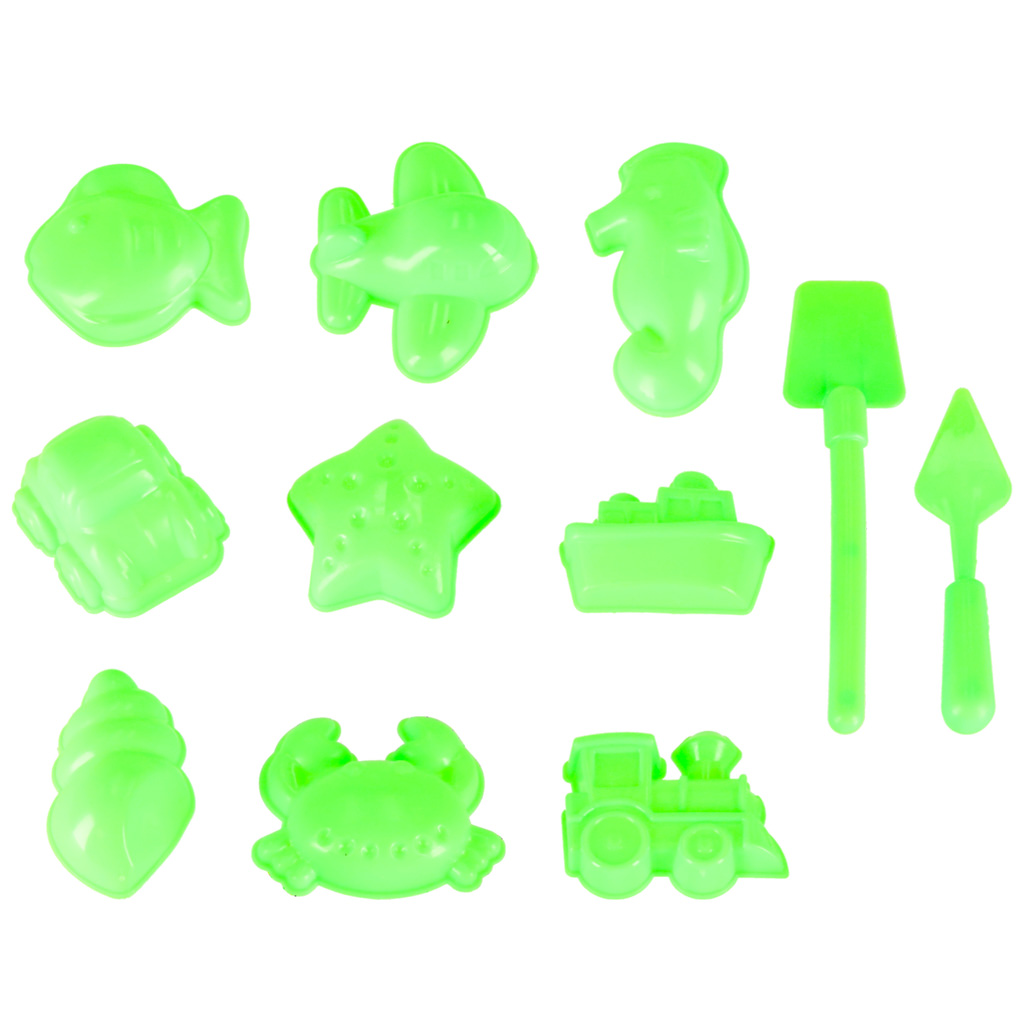 Piasek Kinetyczny 2kg foremki piaskownica zestaw XXL plastyczny kreatywny niebieski - Image 7