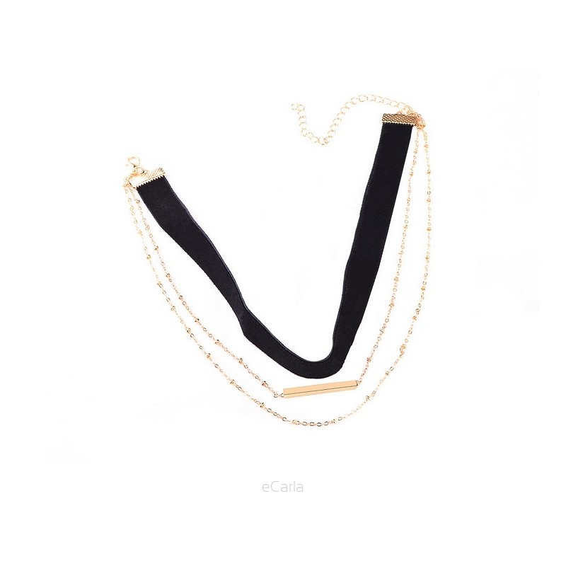 Naszyjnik Kolia Choker potrójny N360 - obrazek 2