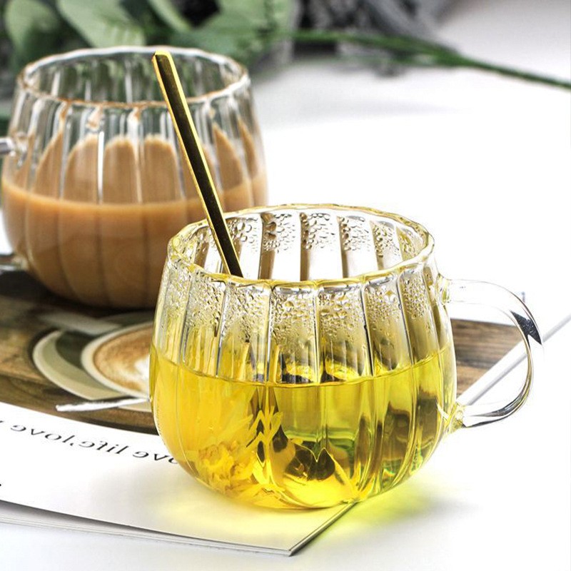 Filiżanka z falowanymi ściankami Ryflowana z uchem 400 ml 1szt SZK52 - obrazek 6