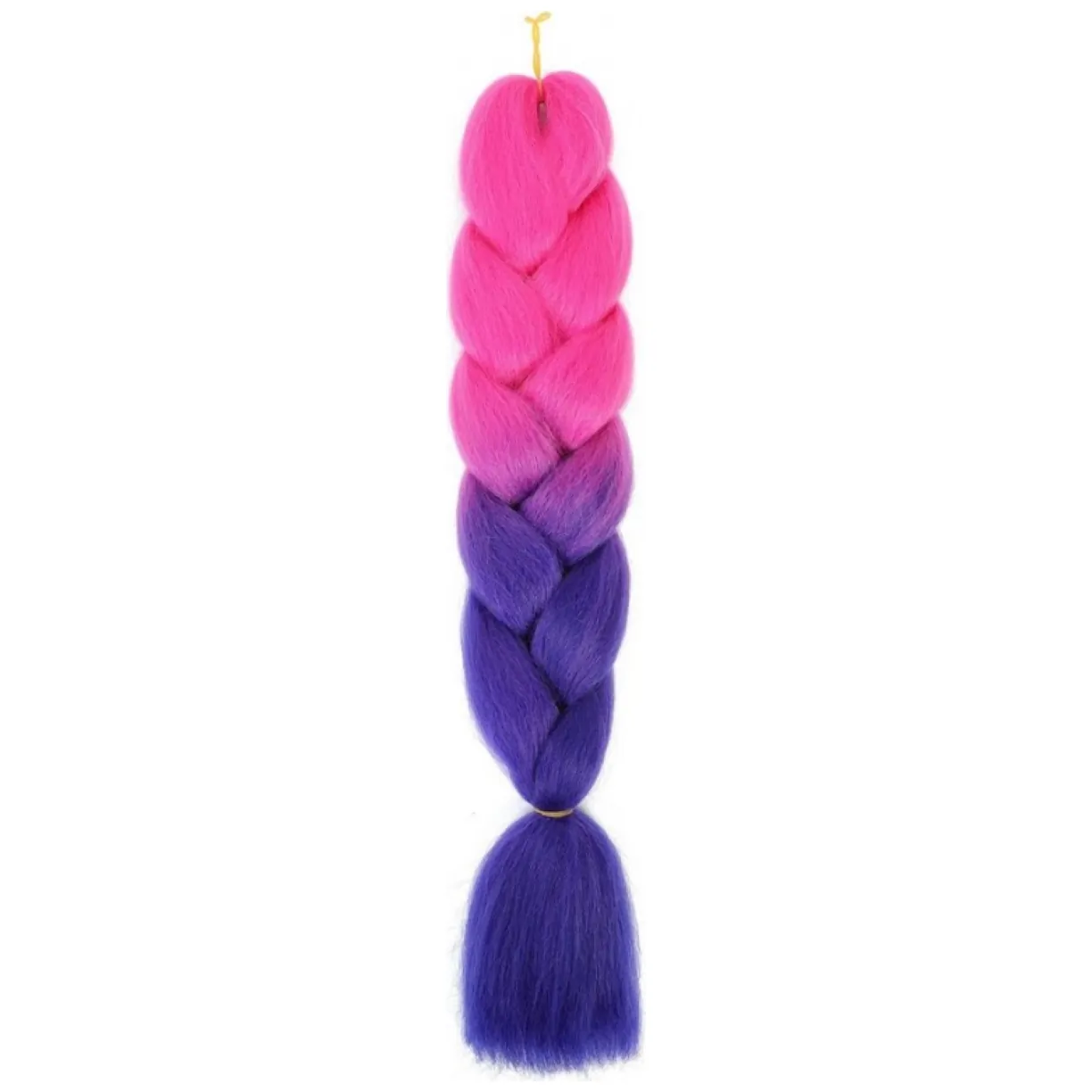 Syntetyczne włosy kolorowe 120 cm gęste ombre WLS50 - obrazek 3