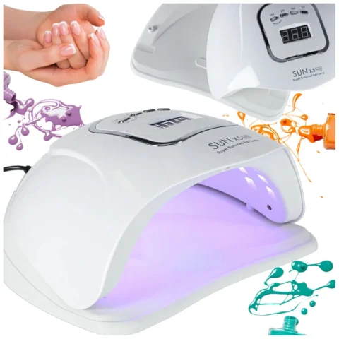 Lampa do paznokci Sun X5 UV 45 LED 150W manicure hybrydy żele