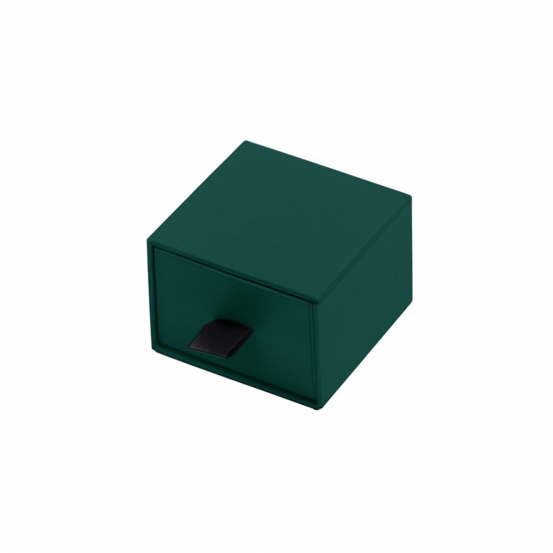 PUDEŁKO OZDOBNE NA BIŻUTERIĘ, kolczyki, pierścionek 3,5 x 5,3 x 5,3 cm PDOZ11ZIE - obrazek 2