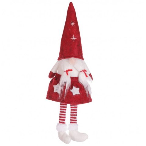 KRASNAL ŚWIĄTECZNY BOŻE NARODZENIE  32 cm Z PLUSZU KSN07CZE