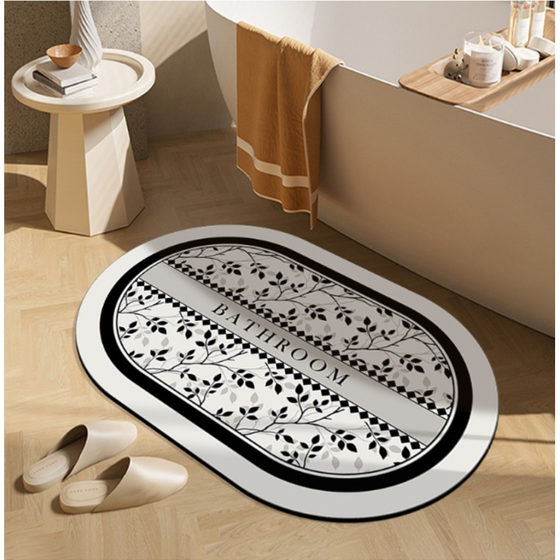 Dywanik łazienkowy wycieraczka vintage BATHROOM 60x90 cm DYW05 - obrazek 2