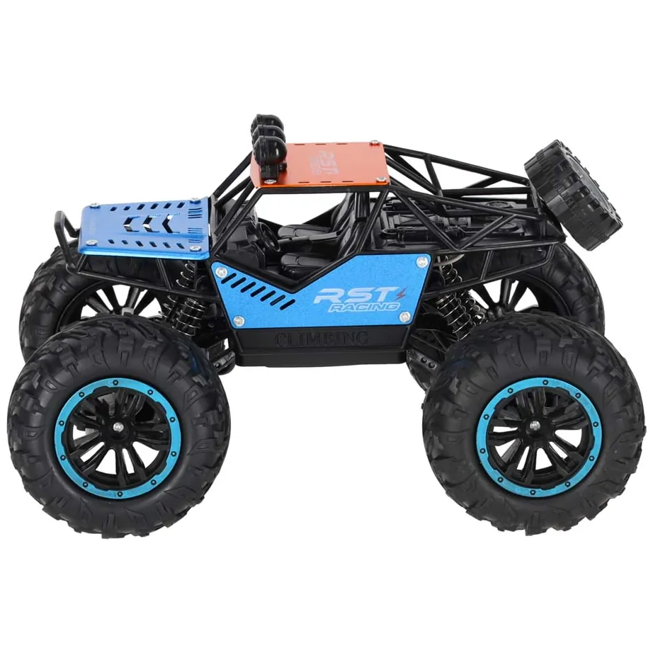 Samochód zdalnie sterowany terenowy off-road z amortyzatorami i światłami - obrazek 4
