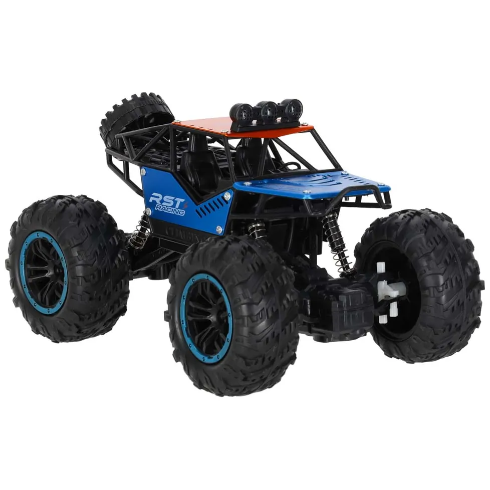 Samochód zdalnie sterowany terenowy off-road z amortyzatorami i światłami - obrazek 6