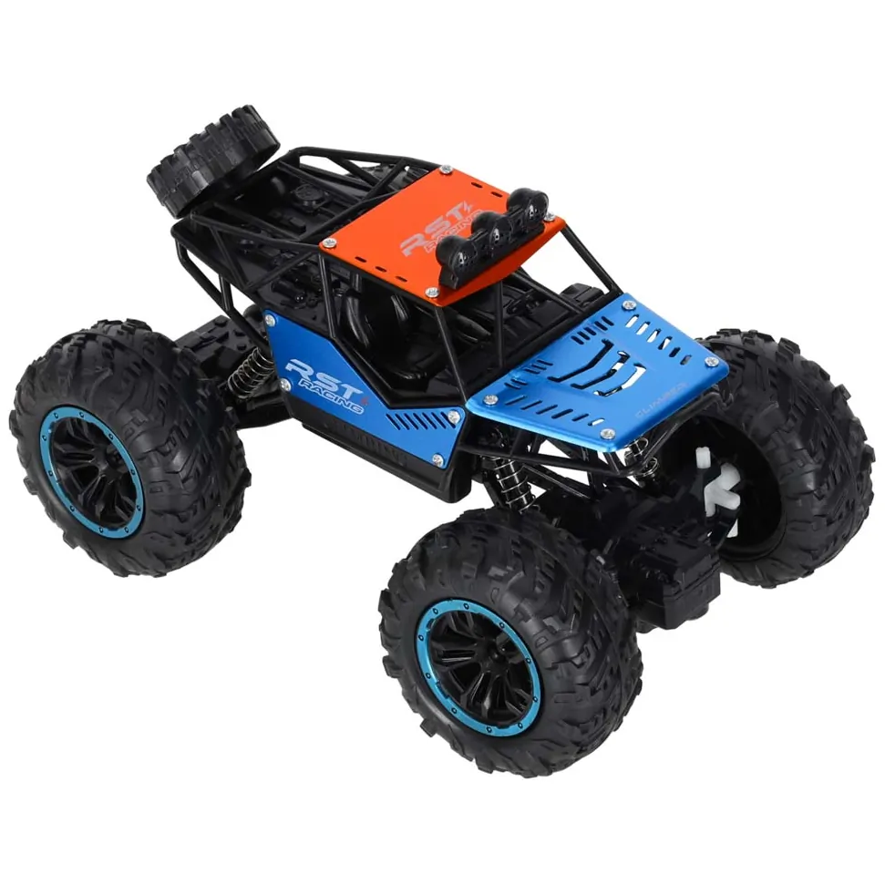 Samochód zdalnie sterowany terenowy off-road z amortyzatorami i światłami - obrazek 7
