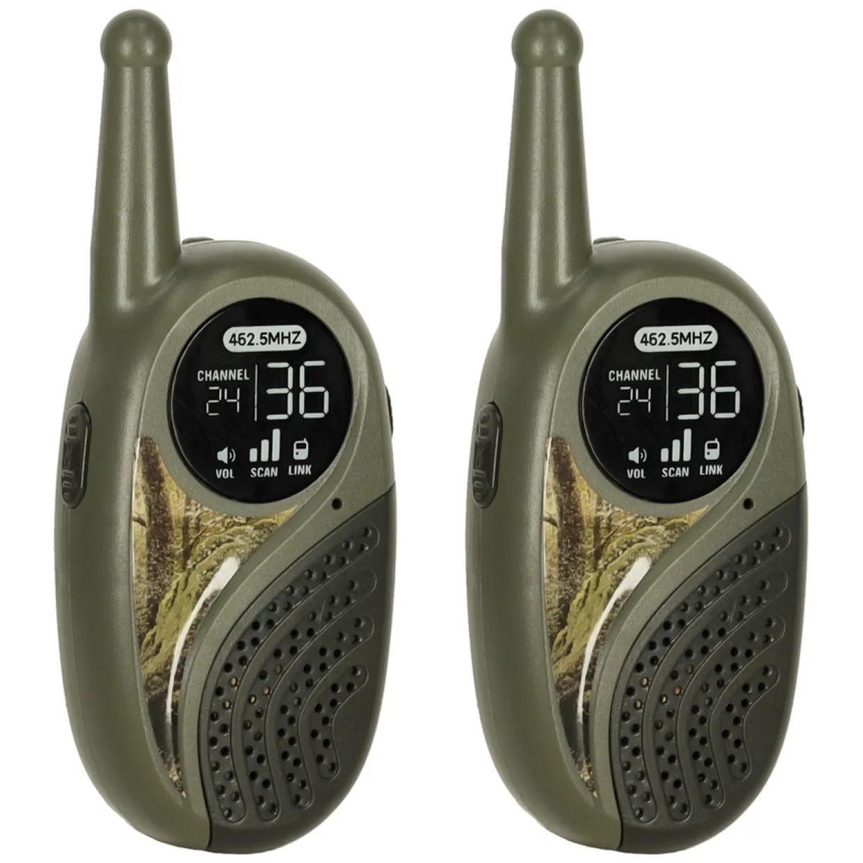 Wojskowy zestaw walkie talkie dla dzieci z centralą, zasięg 333 m, khaki - obrazek 4