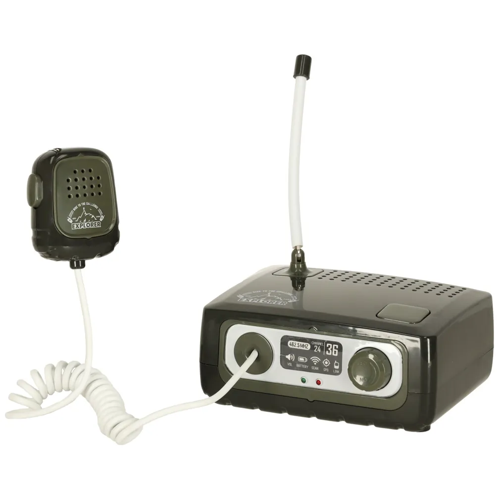 Wojskowy zestaw walkie talkie dla dzieci z centralą, zasięg 333 m, khaki - obrazek 5
