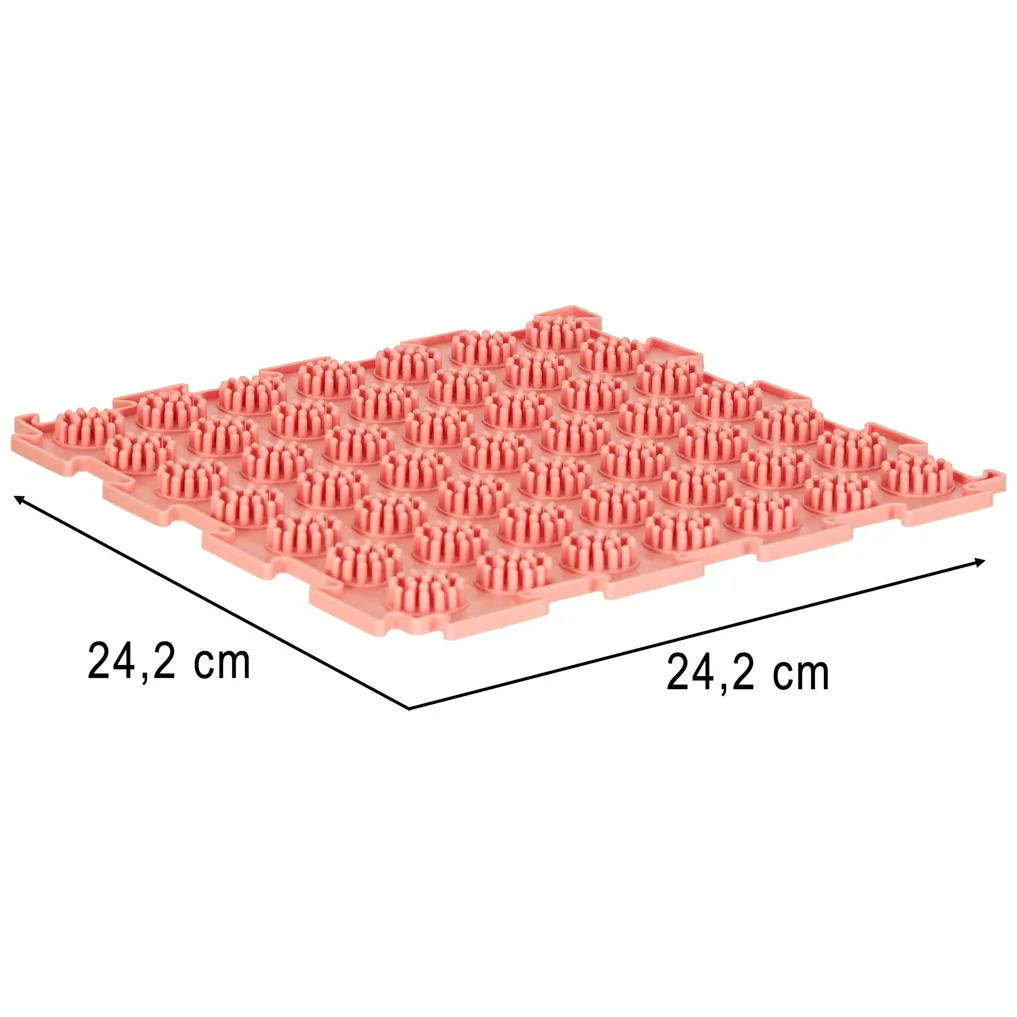 Mata sensoryczna puzzle montessori z wypustkami do masażu stóp 8 elementów - obrazek 15