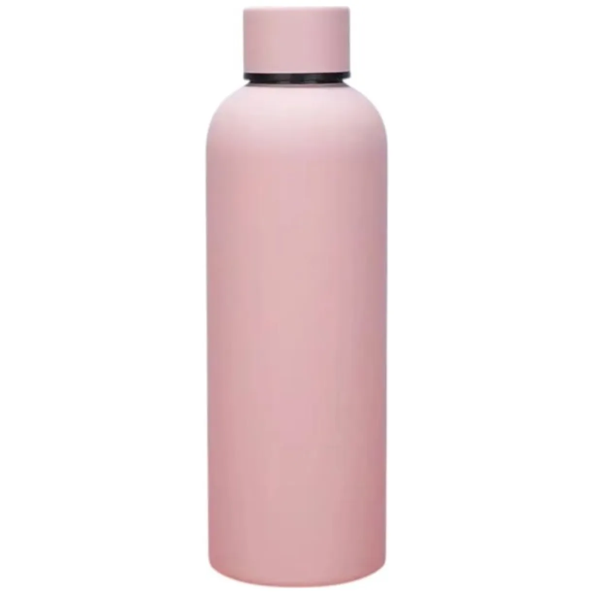 Bidon, butelka termiczna 500ML, stal nierdzewna z powłoką SOFT TOUCH jasny róż BD46R - obrazek 4