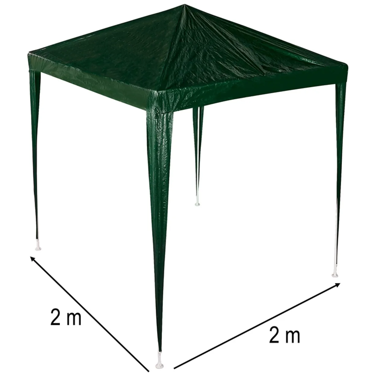 Pawilon ogrodowy namiot imprezowy handlowy altana zielona 2 x 2m - obrazek 6