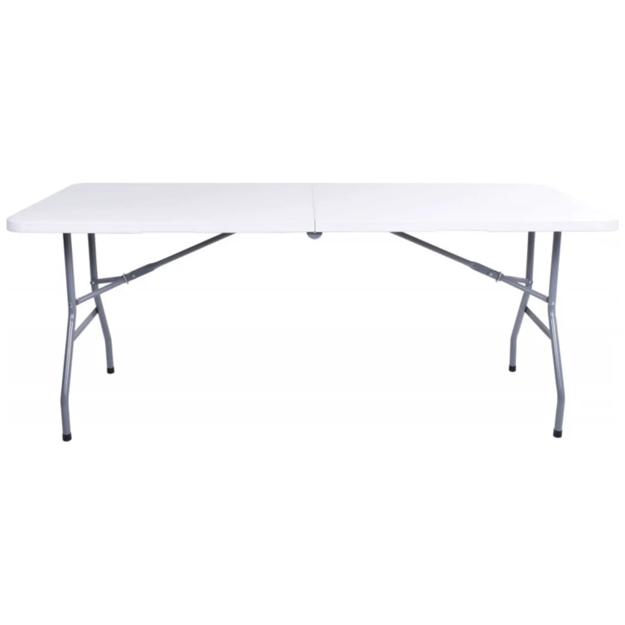 Składany stół cateringowy, turystyczny, do ogrodu 70 x 180 cm biały SC02 - obrazek 4
